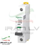 کلید مینیاتوری تک پل اشنایدر 2 آمپر تیپ C ولتاژ AC/DC
