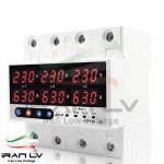 محافظ ولتاژ و جریان سه فاز 63 آمپر برند Jiuji - تصویر 3